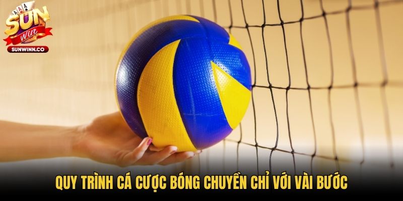 Quy trình cá cược bóng chuyền chỉ với vài bước